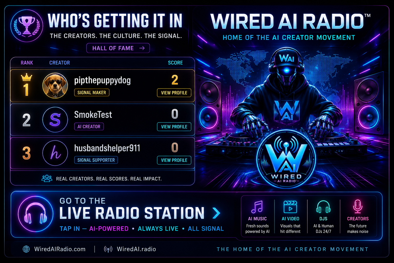 Wired AI Radio™ | Listen to the AI Creator Movement